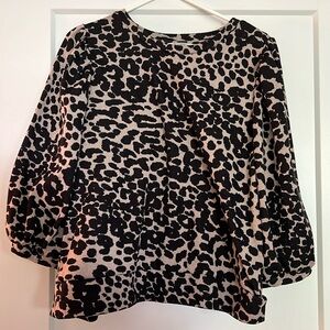 Loft Leopard 3/4 Sleeve Tee